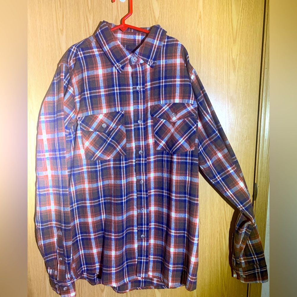 Men’s Flannel bottom up, NWOT